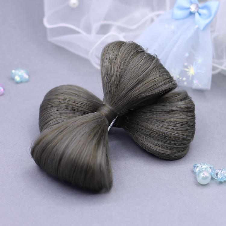 Gray Long Wig and Accessories Set Multi-styling Matte Wig / Hairclips / KC / Ponytail