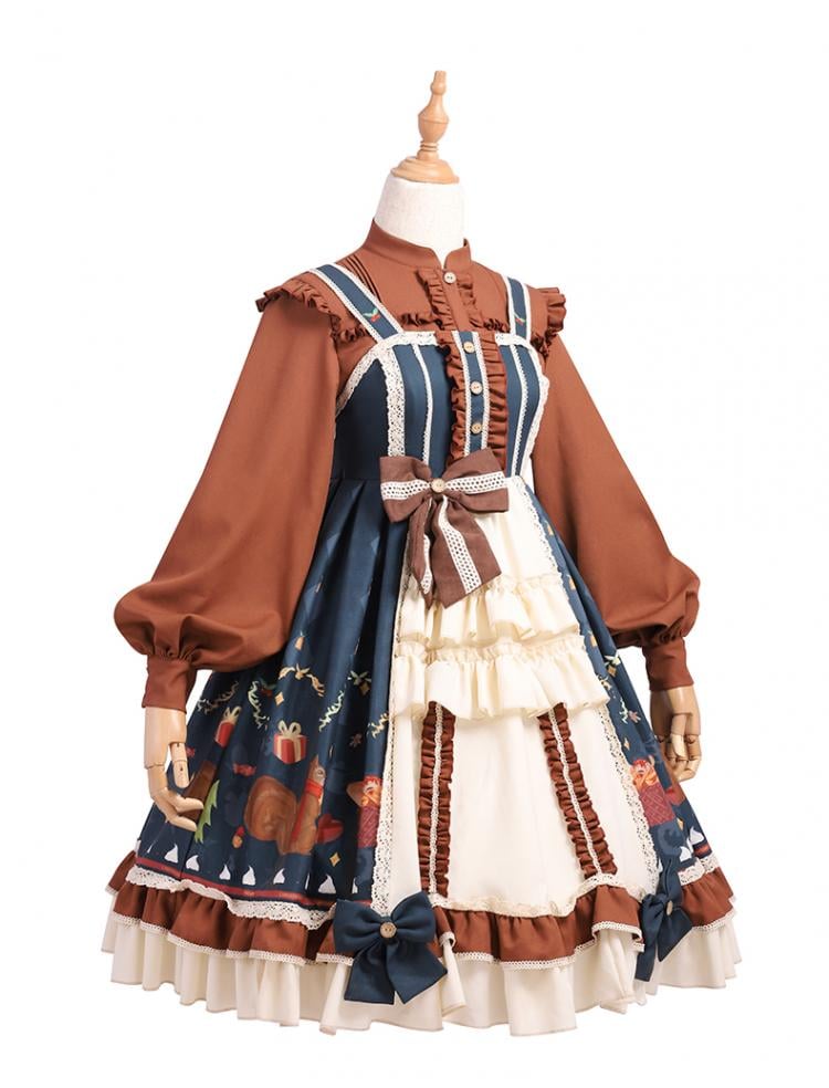 Christmas Far Away Jumper Skirt Set