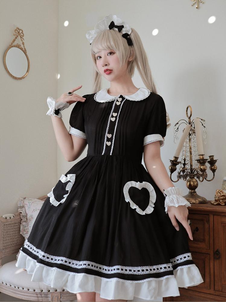 Little Bella Maid Style Dress Short Sleeves OP Full Set