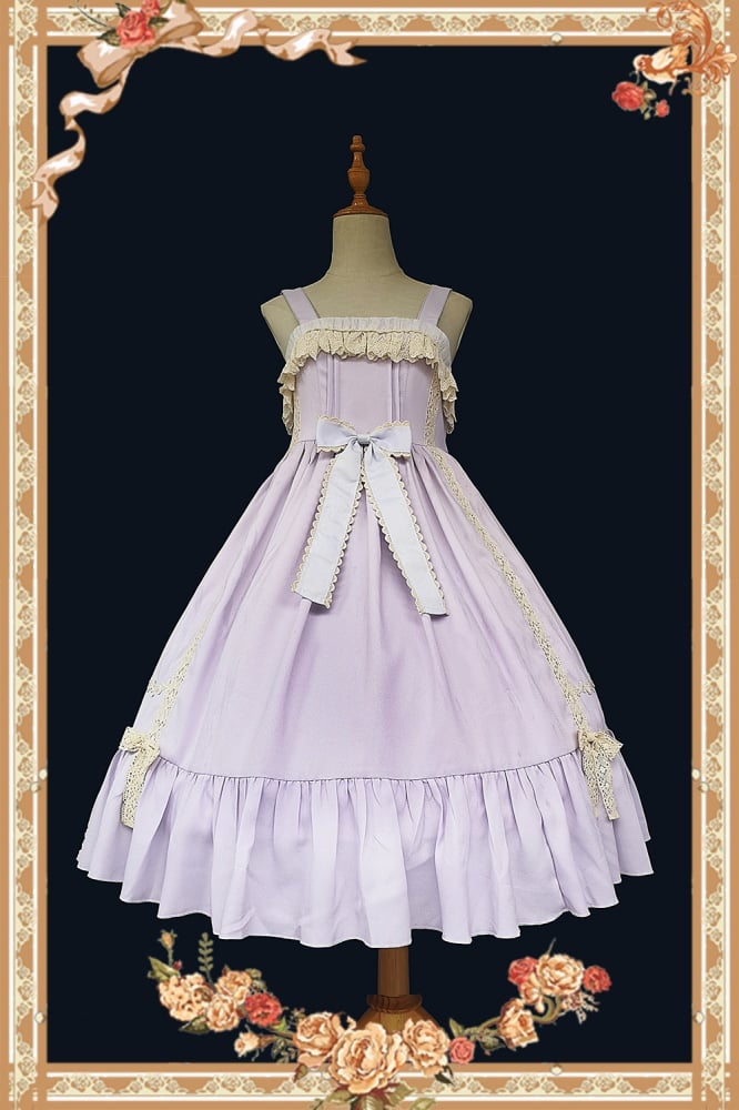 Elena's Vows Chiffon Sweet Jumper Skirt