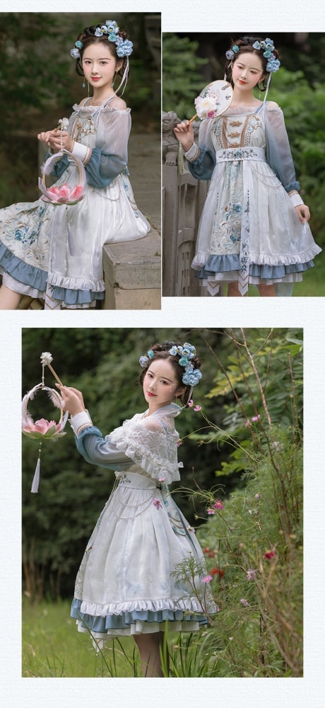 Cloud City Square Neckline Han Jumper Skirt Full Set