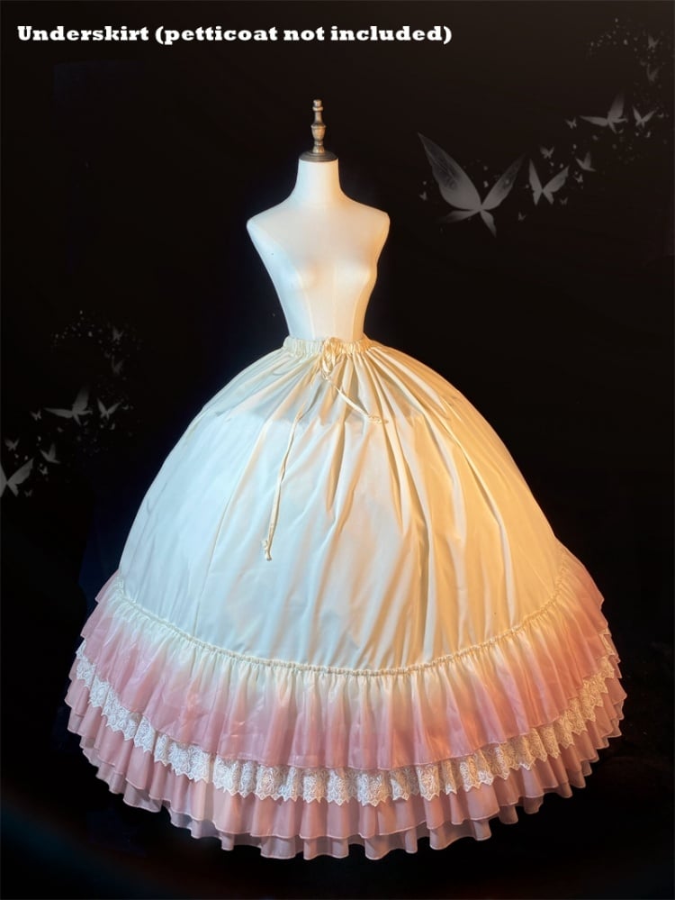 Pink Fairy Hanayome Gorgeous Princess Quinceanera Dress Full Set - Sukuroi