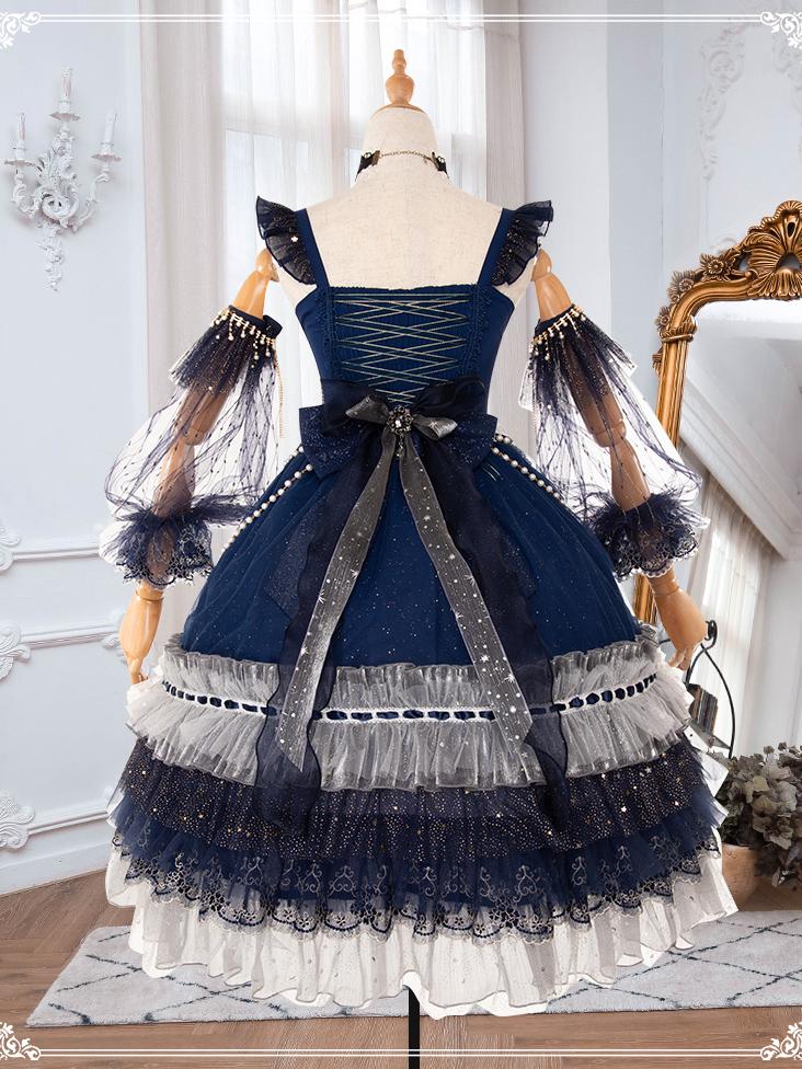 Starry Night Tea Party Jumper Skirt Full Set
