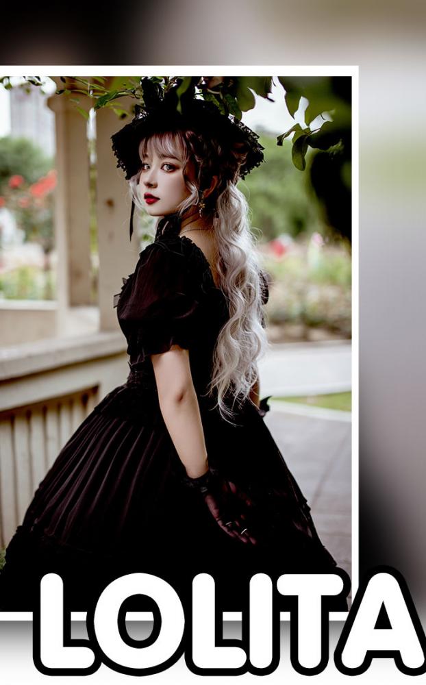 Song of Dawn Short Puff Sleeves Tea Party One Piece