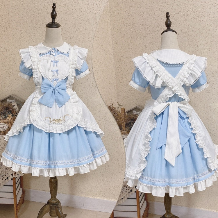 Little Bella Maid Style Dress Short Sleeves OP Full Set