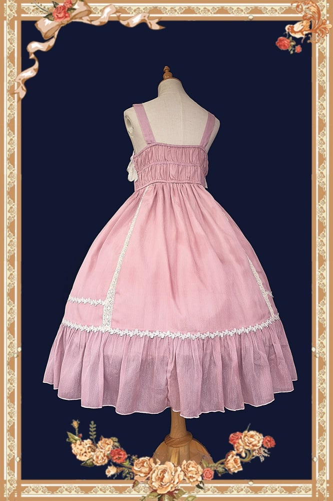 Elena's Vows Chiffon Sweet Jumper Skirt