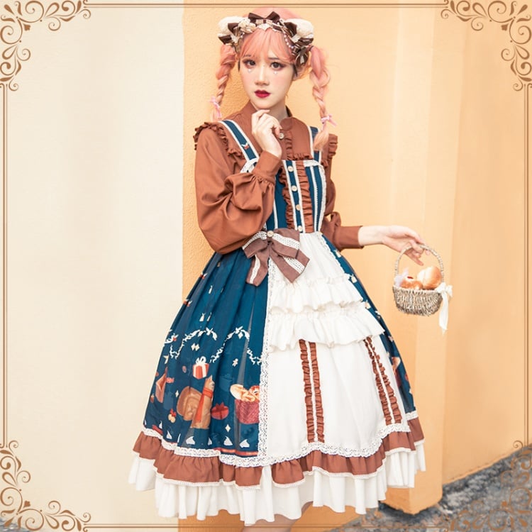 Christmas Far Away Jumper Skirt Set
