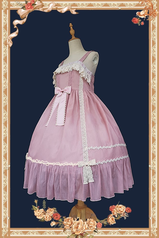 Elena's Vows Chiffon Sweet Jumper Skirt