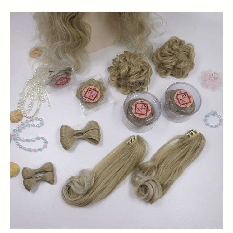 Six Color Options Lolita Wig Accessories Sets
