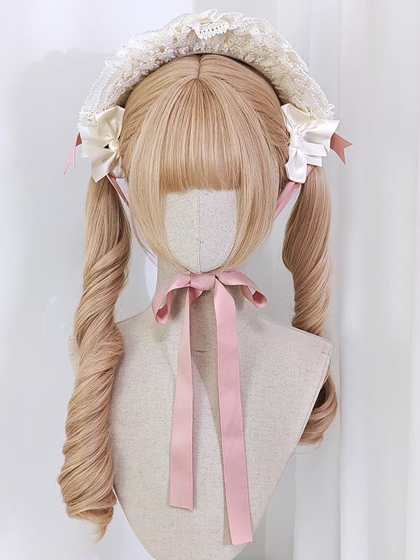 Long Wavy Blonde Doll Synthetic Wig