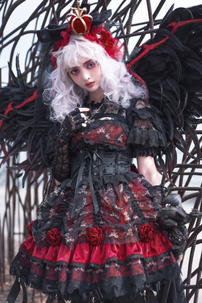 Devil costume cropped top JSK
dress