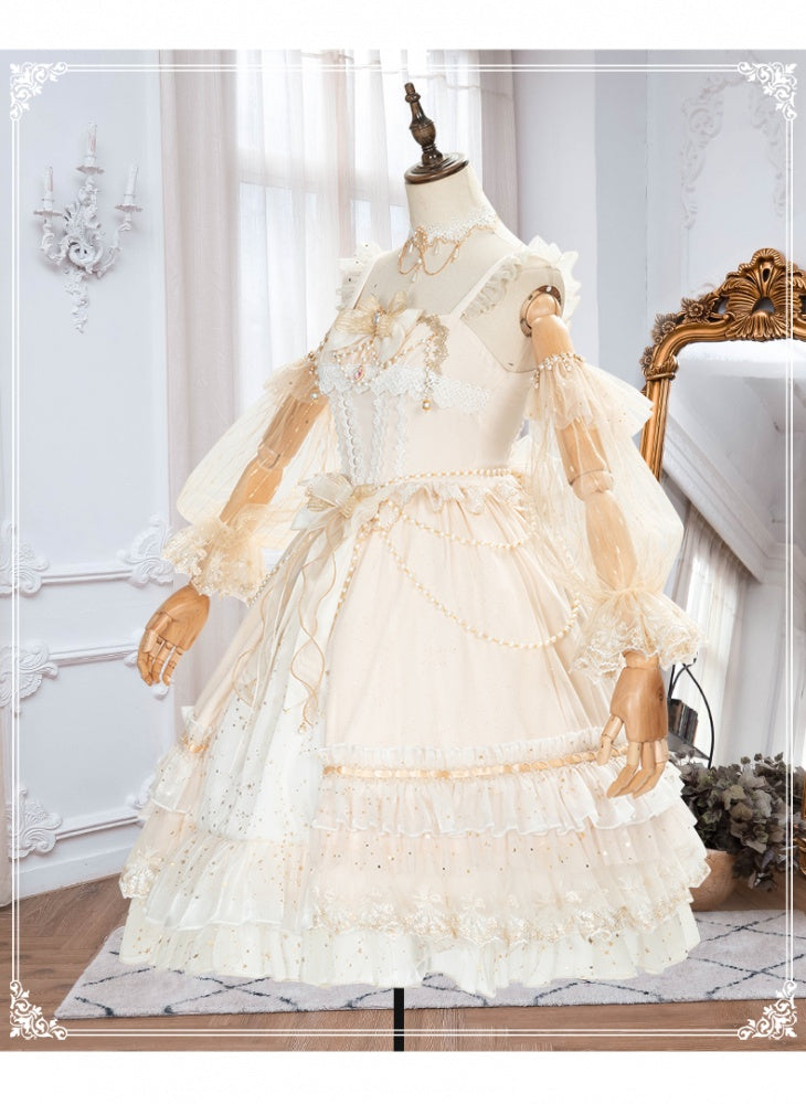 Starry Night Tea Party Lolita Dress SP JSK Set