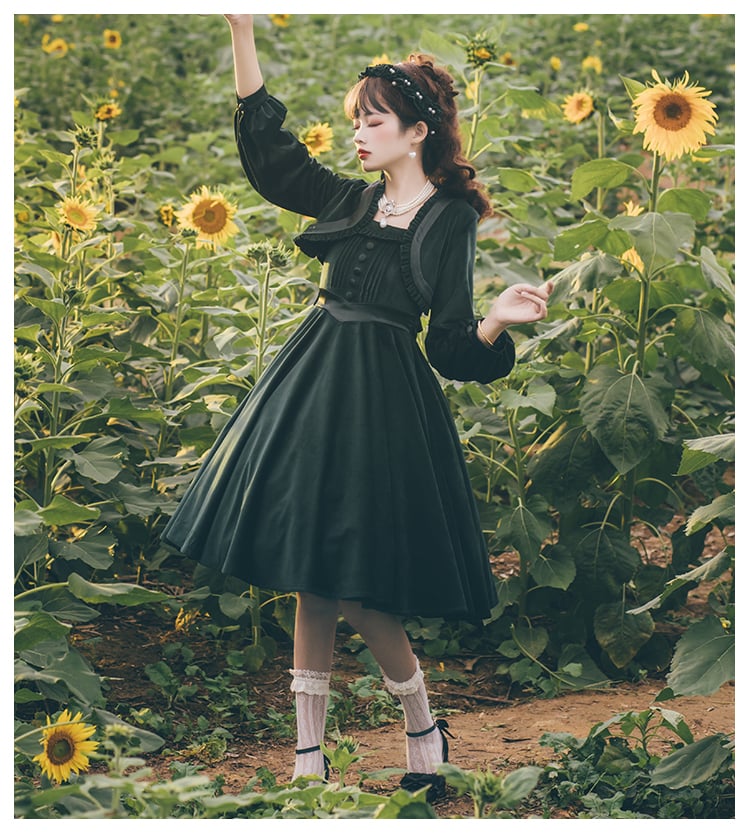 Miss Tasha Vintage Elegant Jumper Skirt Set