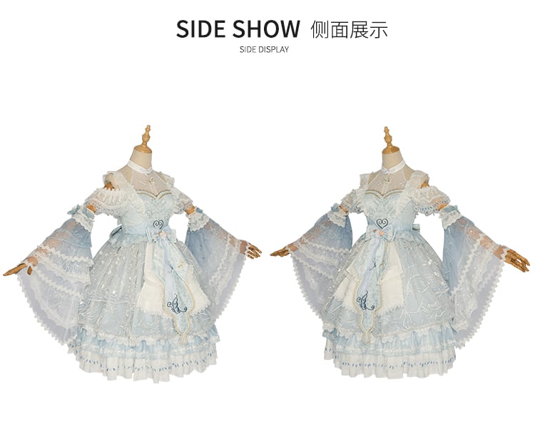 Open Shoulders Han Jumper Skirt Set