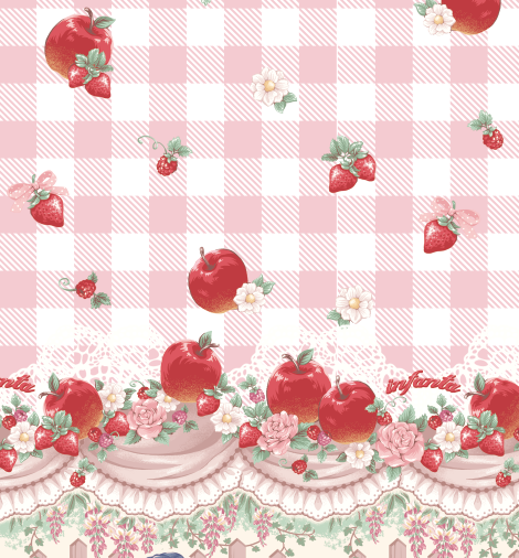 Pink Forest Tea Party Plaid Jumper Skirt