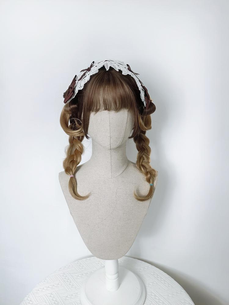 Long Wavy Brown Ombre Hair Wig