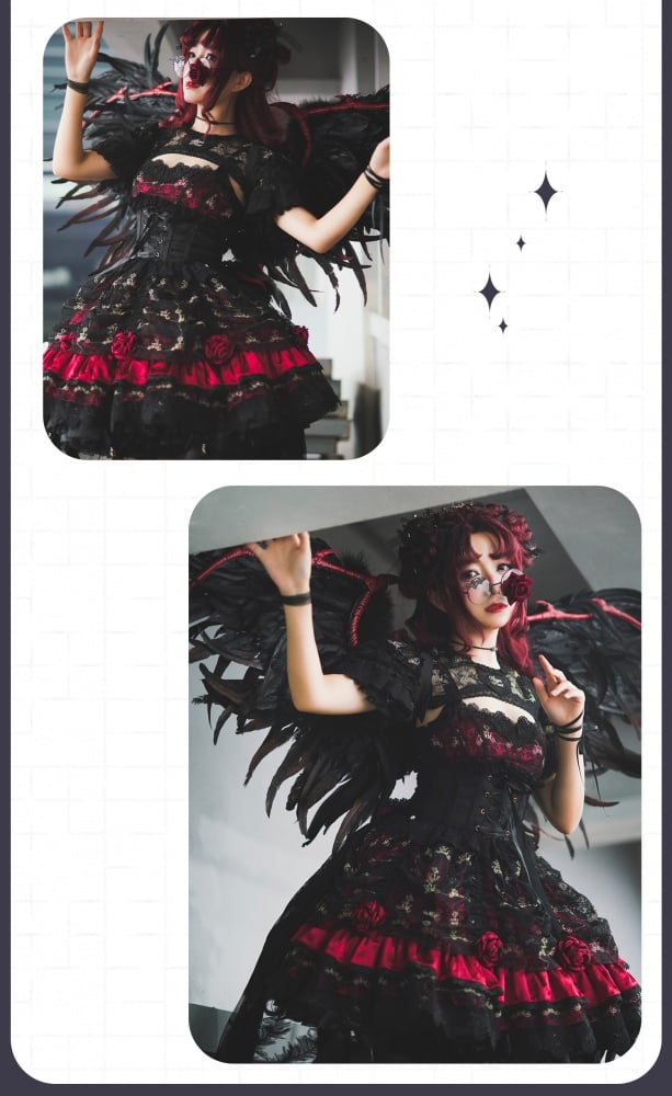 Women’s Halloween devil cosplay
dress