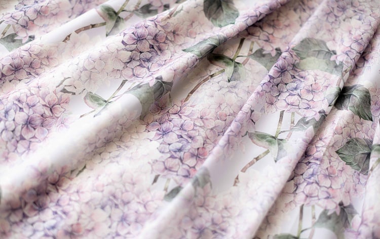 Purple Hydrangea Print Jumper Skirt Spring Summer Dress