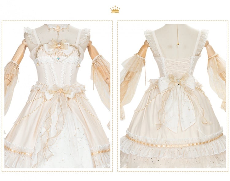 Starry Night Tea Party Lolita Dress SP JSK Set