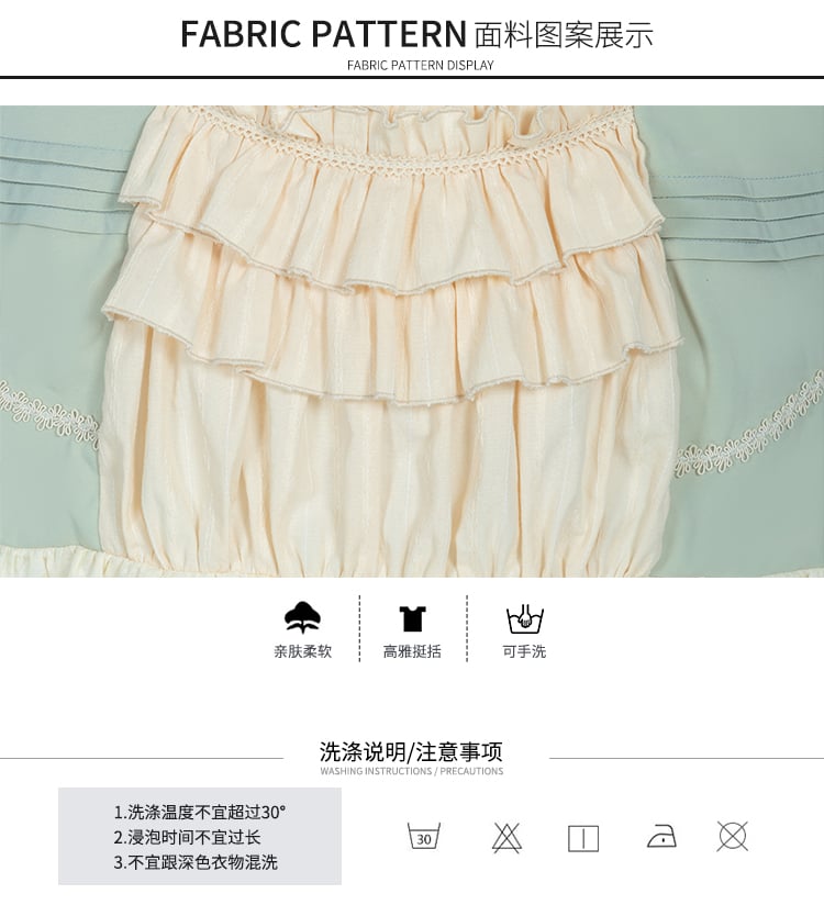 March Mulberry Country Lolita Dress Cotton JSK Set