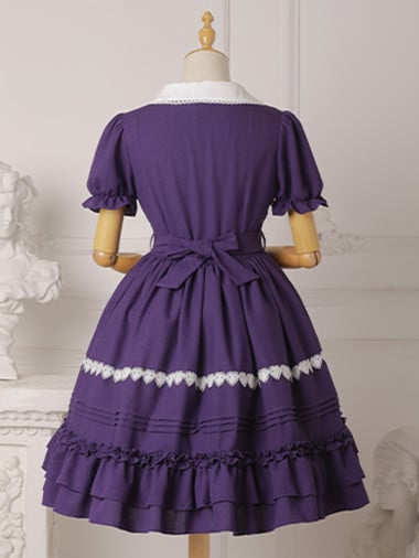 Plus Size Friendly Sweet One Piece Princess Dress 7 Colors