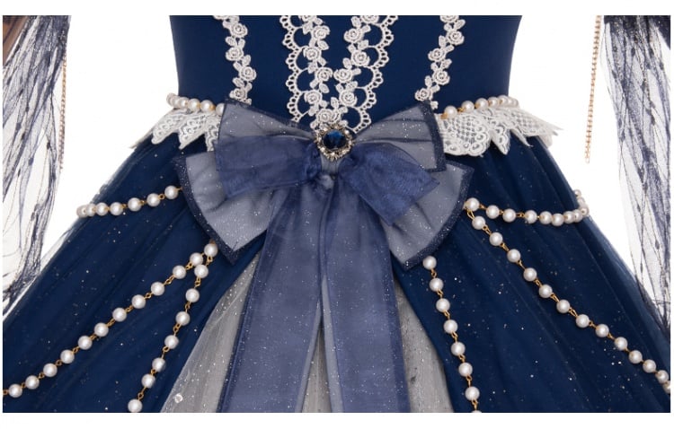 Starry Night Tea Party Jumper Skirt Full Set
