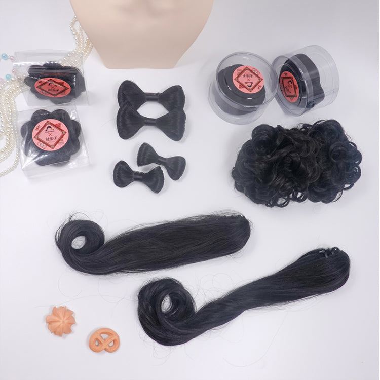 Six Color Options Lolita Wig Accessories Sets