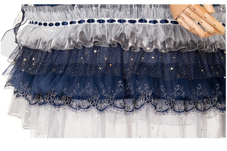 Starry Night Tea Party Jumper Skirt Full Set