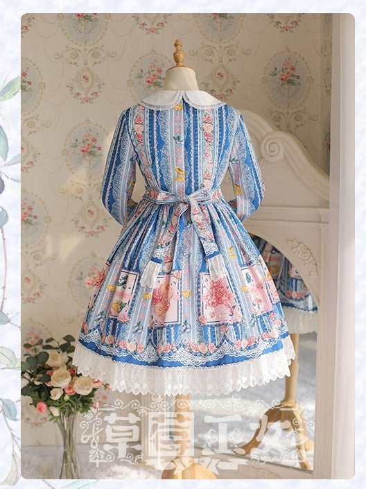 Blueberry Long Sleeves Lolita Dress