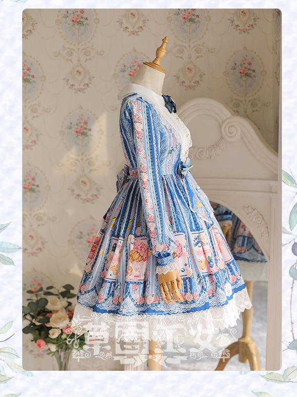 Blueberry Long Sleeves Lolita Dress