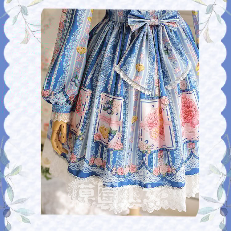 Blueberry Long Sleeves Lolita Dress