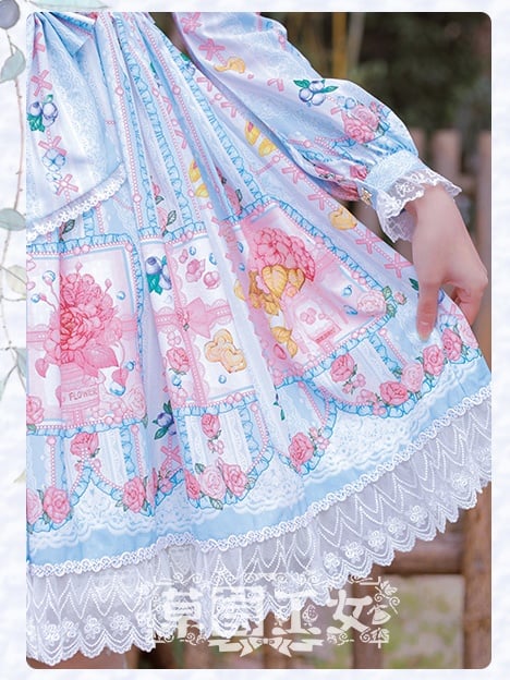 Blueberry Long Sleeves Lolita Dress