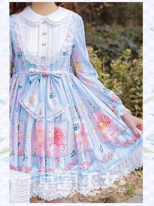 Blueberry Long Sleeves Lolita Dress