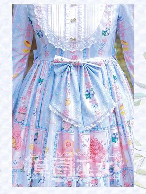 Blueberry Long Sleeves Lolita Dress
