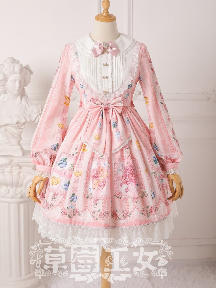 Blueberry Long Sleeves Lolita Dress