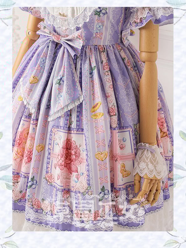 Blueberry Short Sleeves Lolita Dress OP