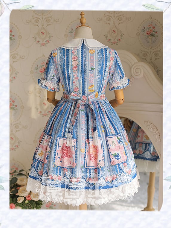 Blueberry Short Sleeves Lolita Dress OP
