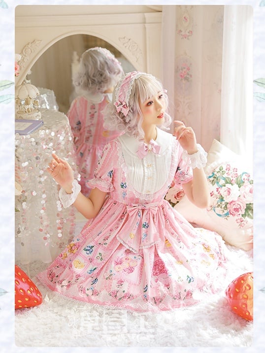 Blueberry Short Sleeves Lolita Dress OP