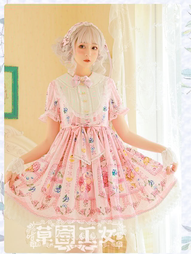 Blueberry Short Sleeves Lolita Dress OP