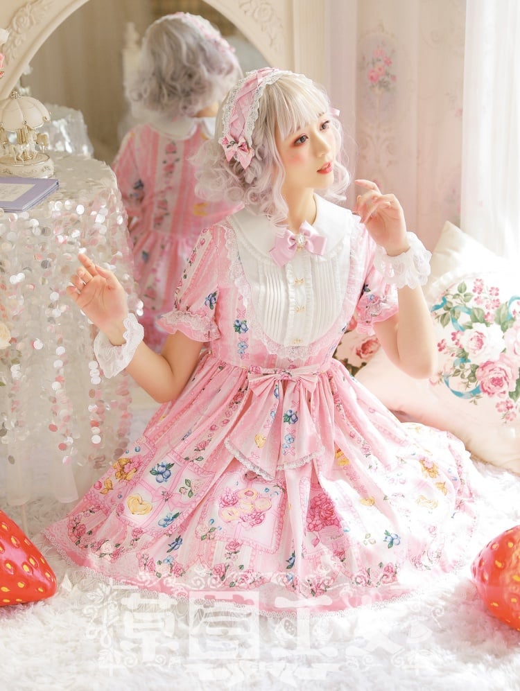 Blueberry Short Sleeves Lolita Dress OP