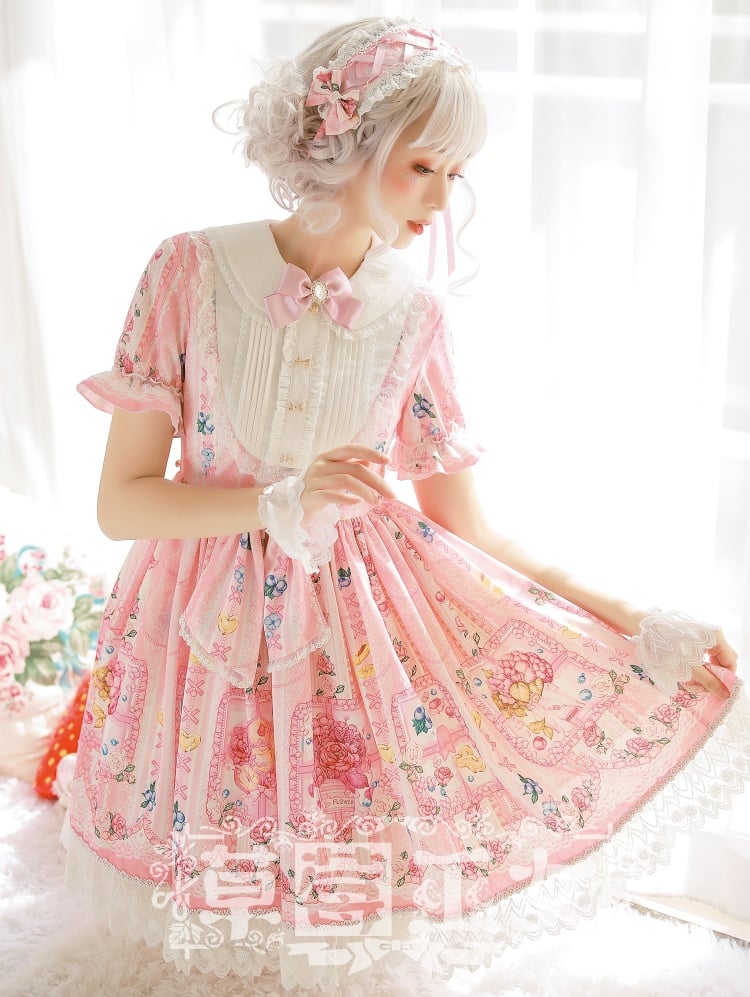 Blueberry Short Sleeves Lolita Dress OP