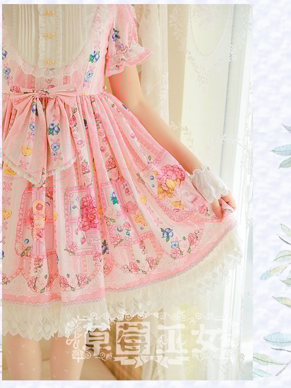 Blueberry Short Sleeves Lolita Dress OP
