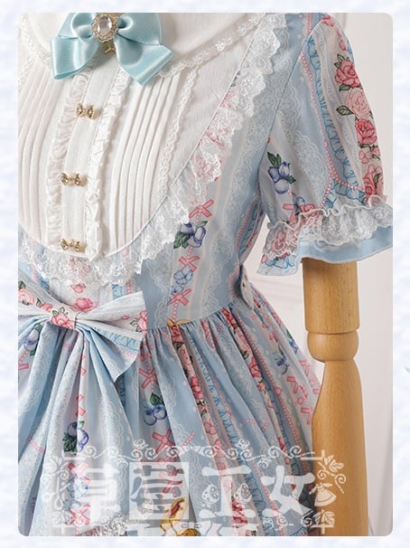 Blueberry Short Sleeves Lolita Dress OP