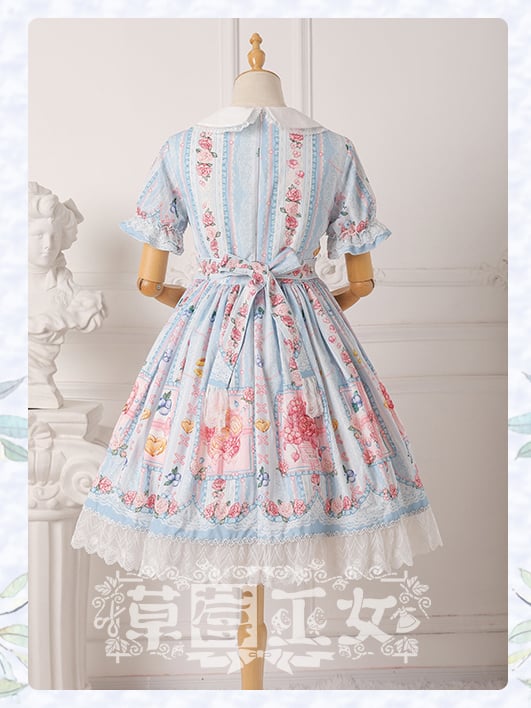 Blueberry Short Sleeves Lolita Dress OP