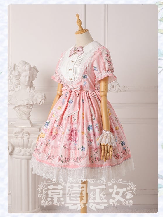 Blueberry Short Sleeves Lolita Dress OP