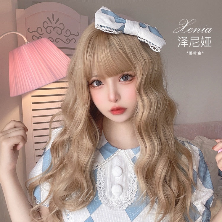 Xenia JK Big Wave Long Curly Synthetic Wig with Bangs
