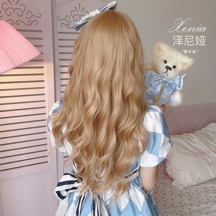 Xenia JK Big Wave Long Curly Synthetic Wig with Bangs