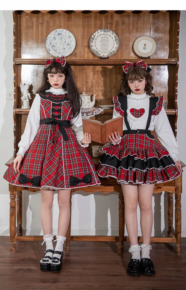 Briar Rose Christmas Round Neckline Sweet Jumper Skirt