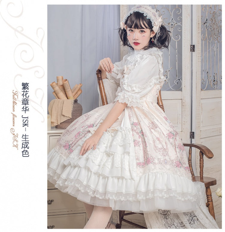 Bow-accented Lolita dress