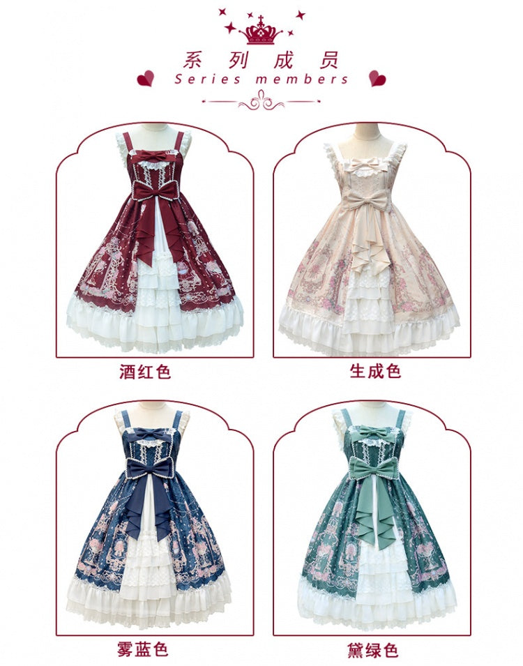 Classic Lolita with vintage flowers